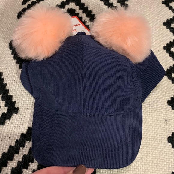 Other - NWT kids navy pompom hat Other - NWT kids navy pompom hat